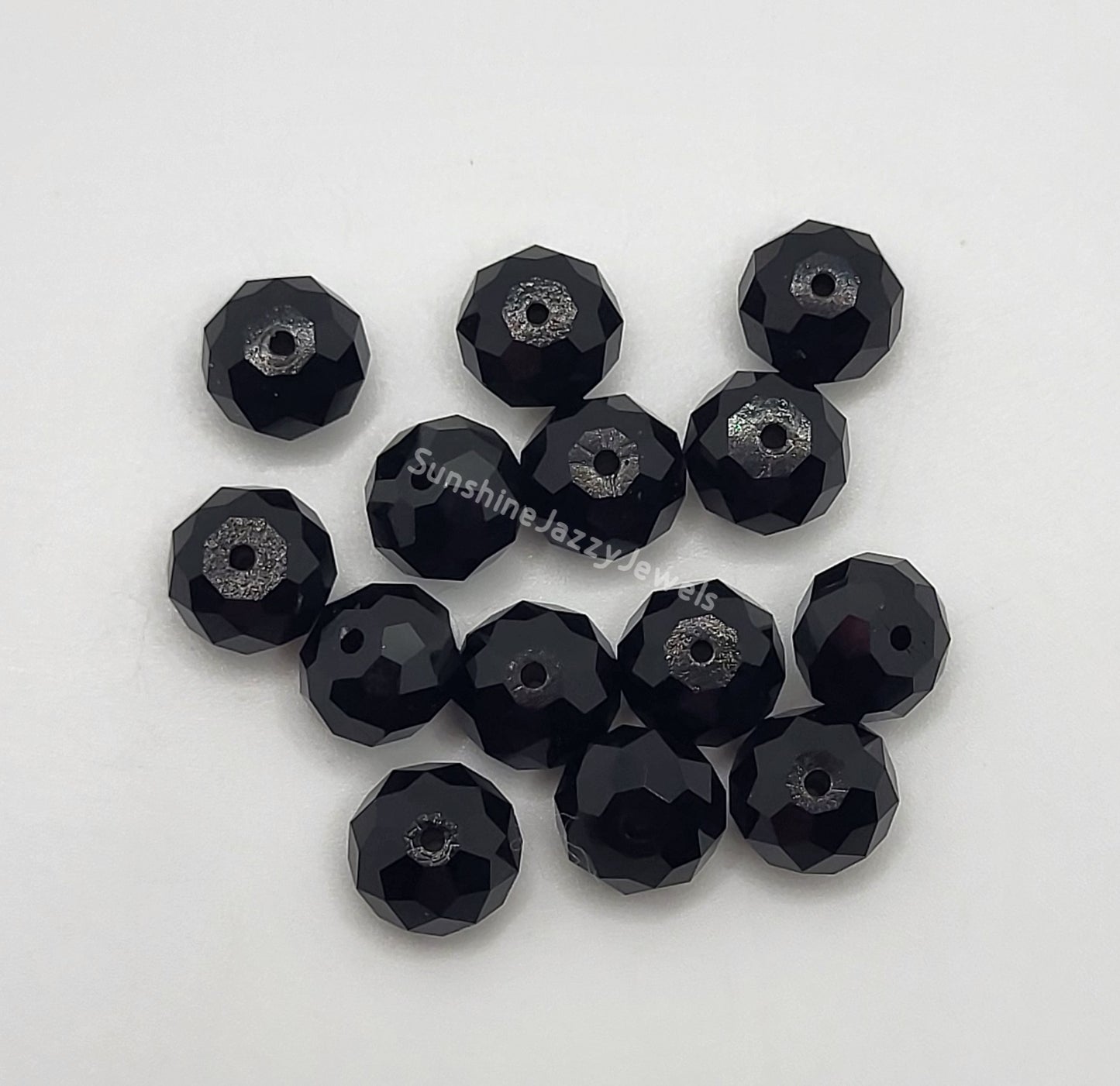#5040 - Swarovski Crystal 8mm Briolette/ Donut Bead