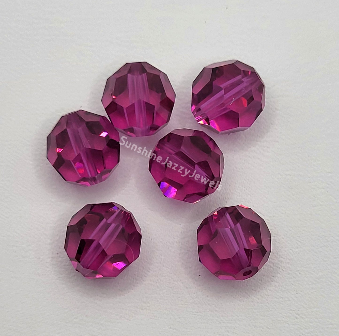 #5000 - Swarovski Crystal 10mm Round Beads; Classic Colors