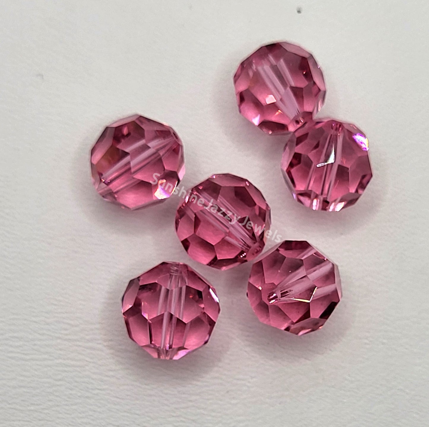 #5000 - Swarovski Crystal 10mm Round Beads; Classic Colors
