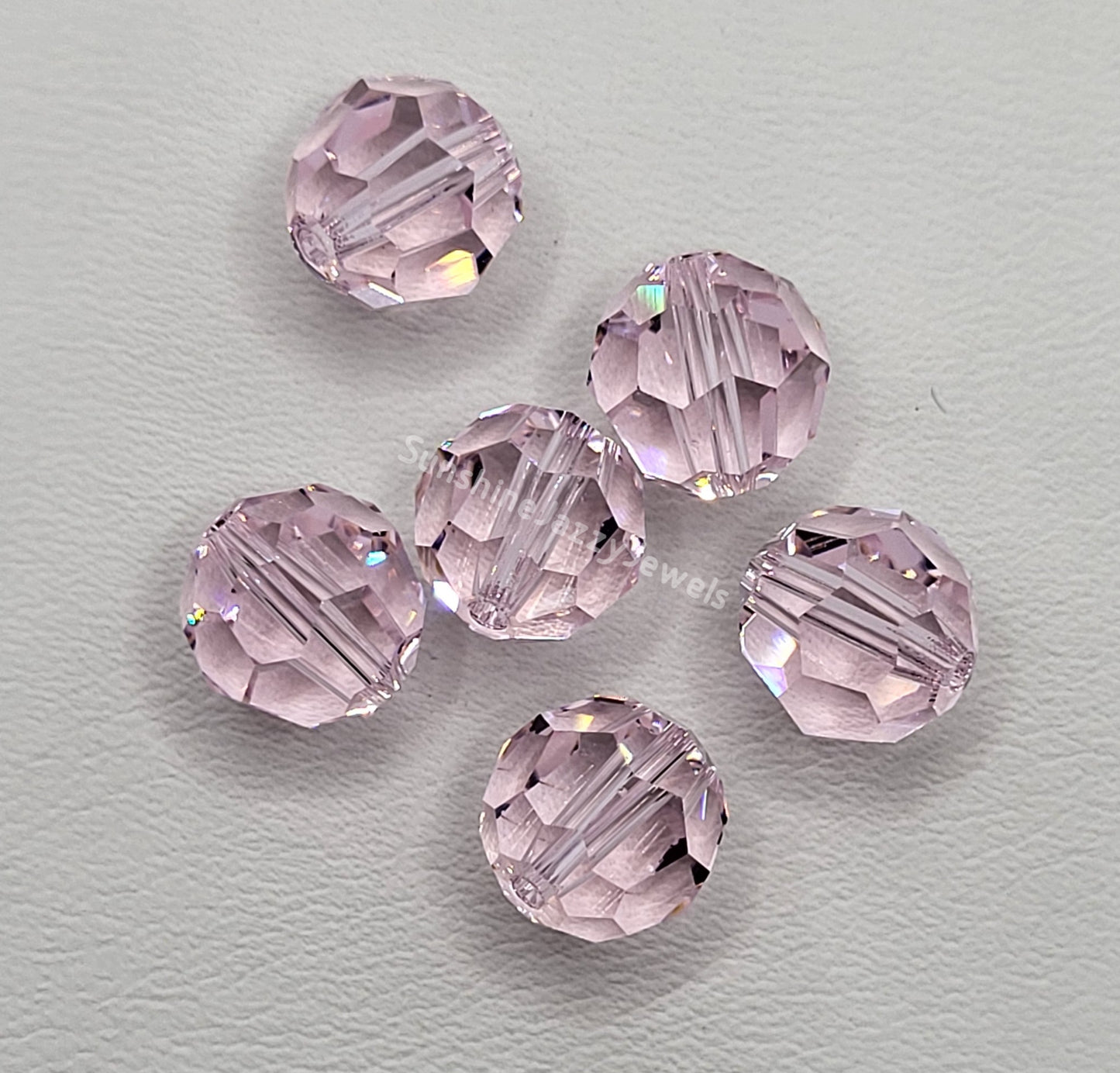#5000 - Swarovski Crystal 10mm Round Beads; Classic Colors