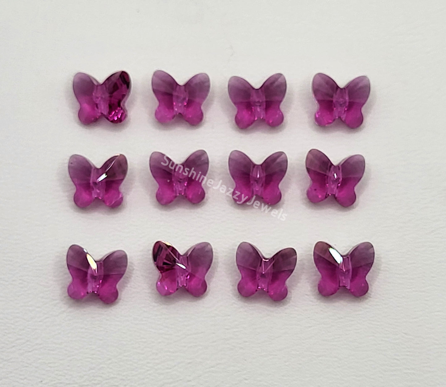 #5754 - Swarovski Crystal 6mm Butterfly Beads