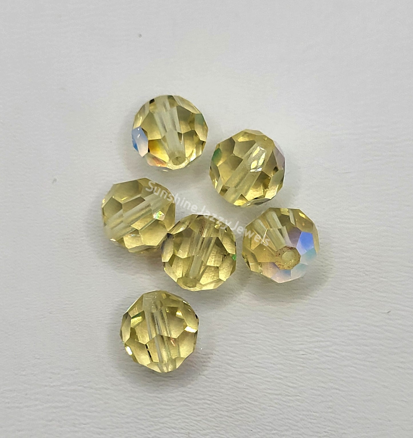 #5000 - Swarovski Crystal 10mm Round Beads; w/ AB Finish