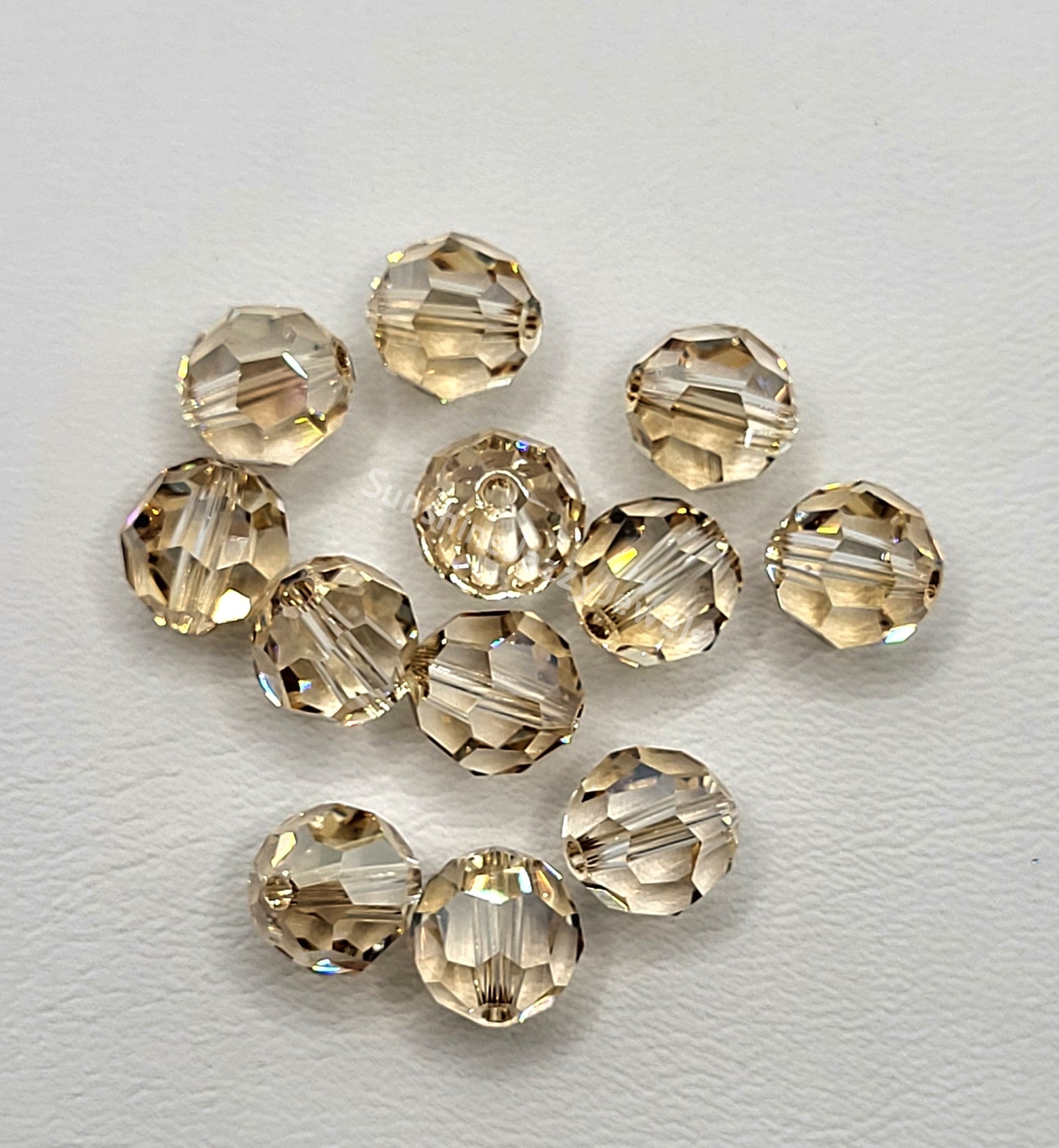 #5000 - Swarovski Crystal 8mm Faceted Round Beads w/ Crystal Effects