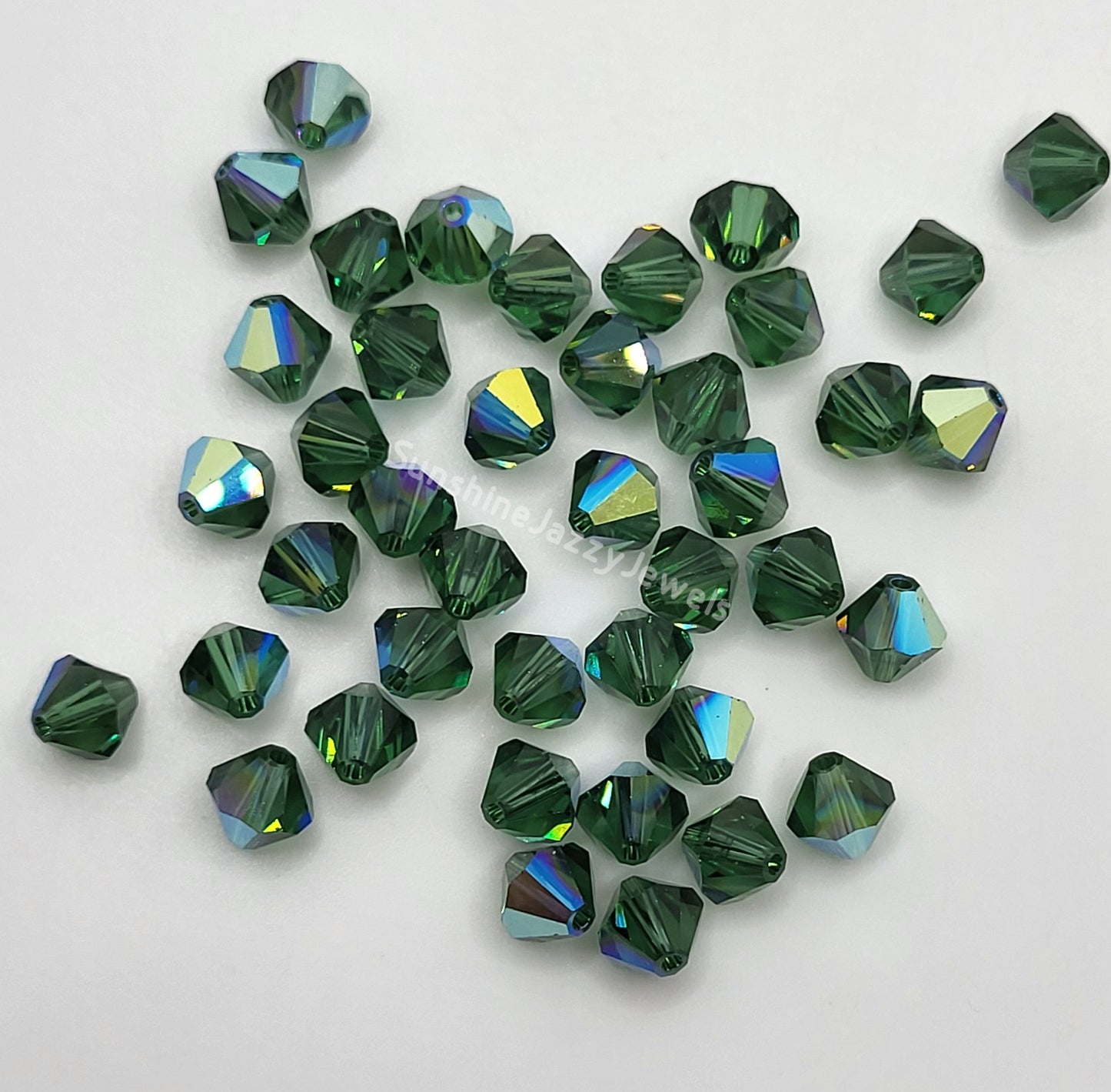 #5328 - Swarovski Crystal 6mm Bicone w/ AB Finish; 12pc per pack