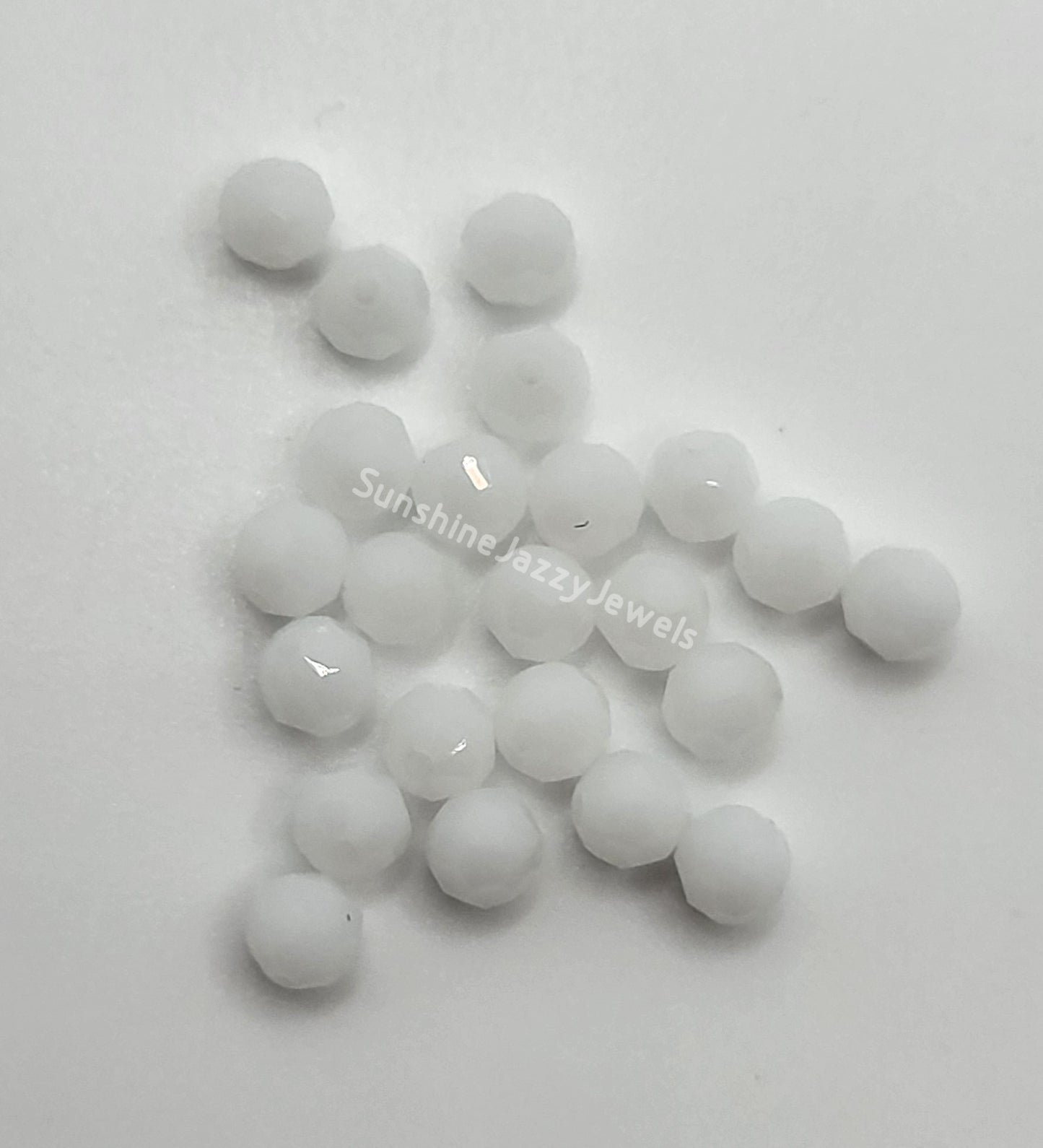 #5000 - Swarovski Crystal 4mm Faceted Round Beads; Opaque Colors