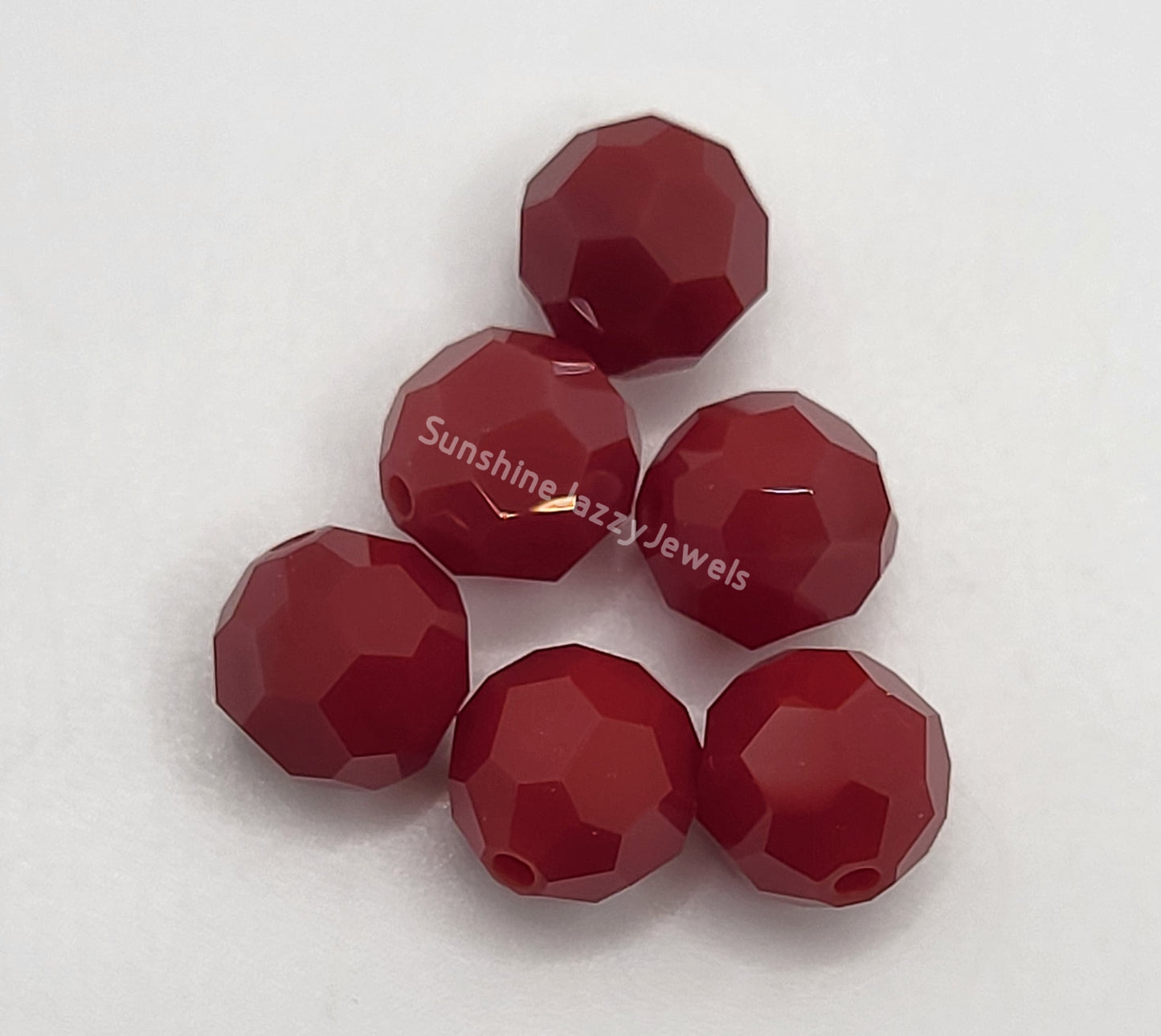 #5000 - Swarovski Crystal 8mm Faceted Round Beads; Opaque Colors