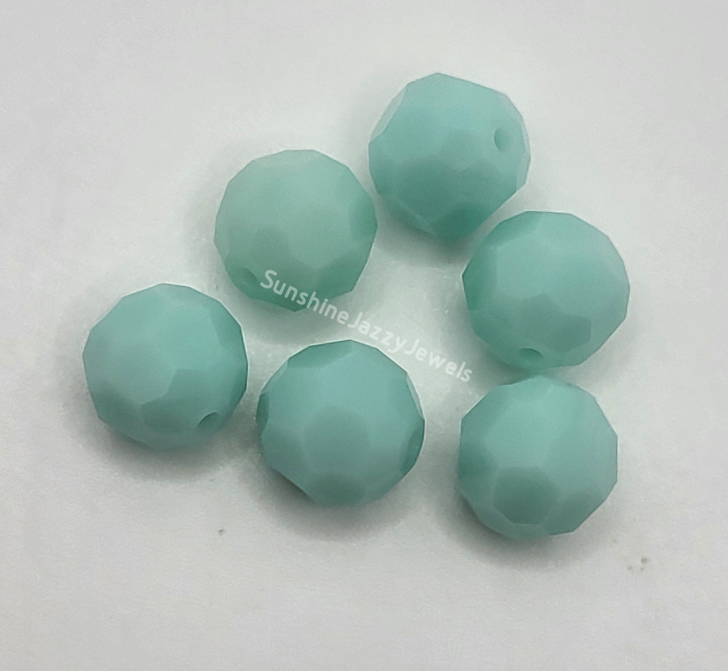 #5000 - Swarovski Crystal 8mm Faceted Round Beads; Opaque Colors
