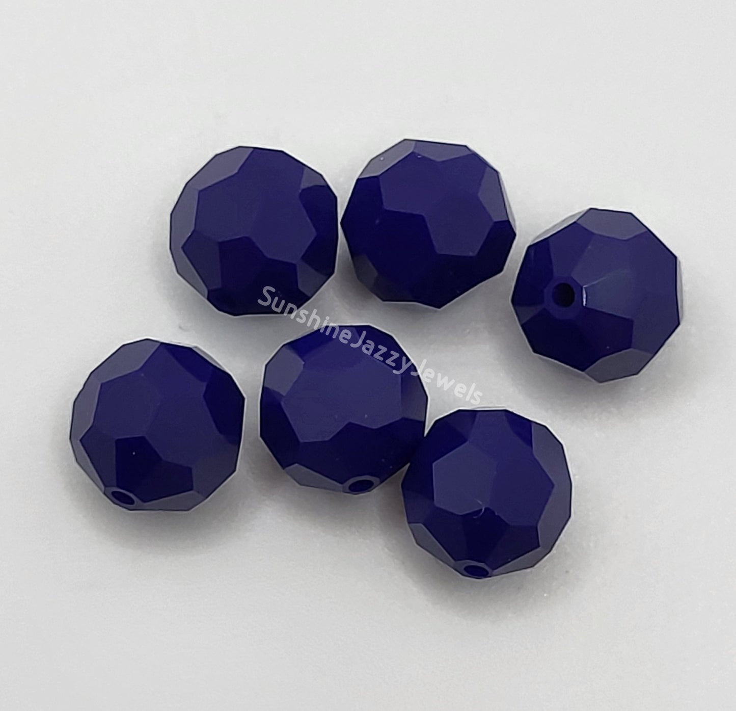 #5000 - Swarovski Crystal 8mm Faceted Round Beads; Opaque Colors
