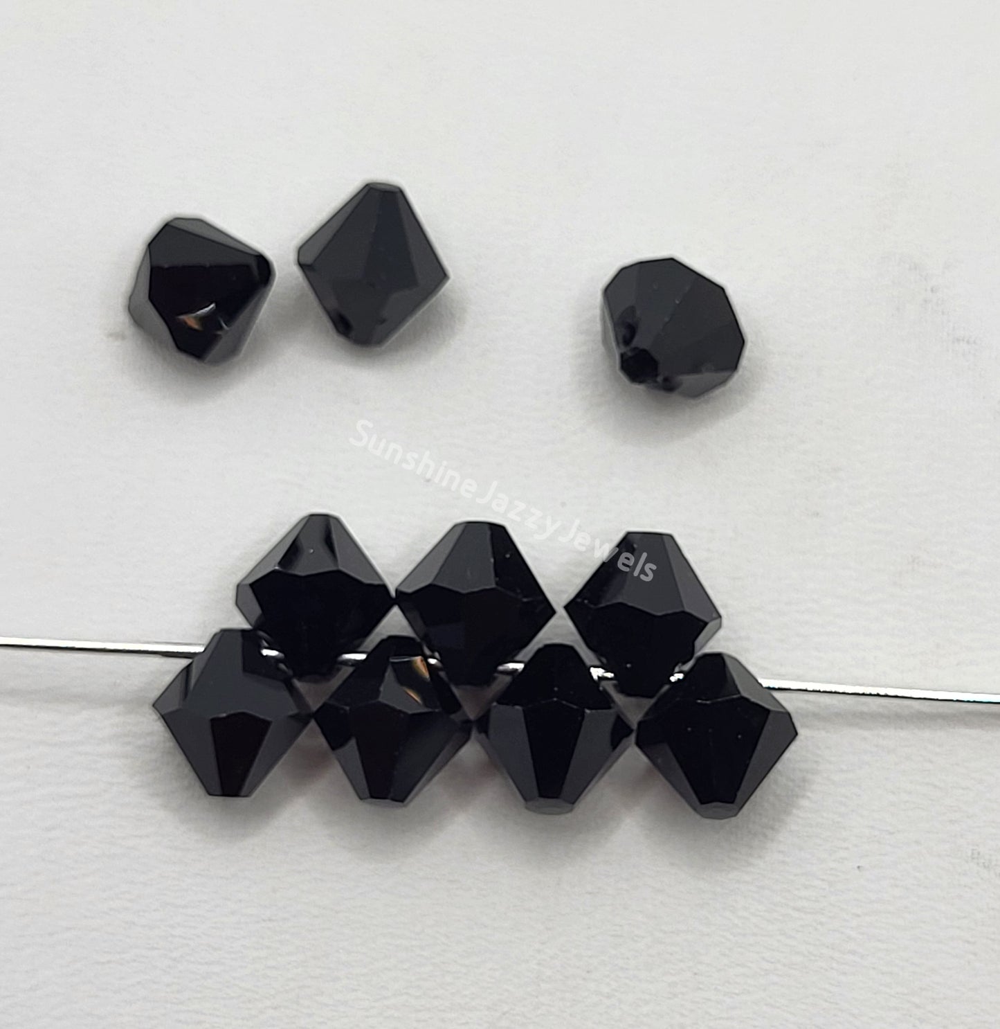 #6301 - Swarovski Crystal 6mm Bicone Pendant; Top Drilled; Many Colors!