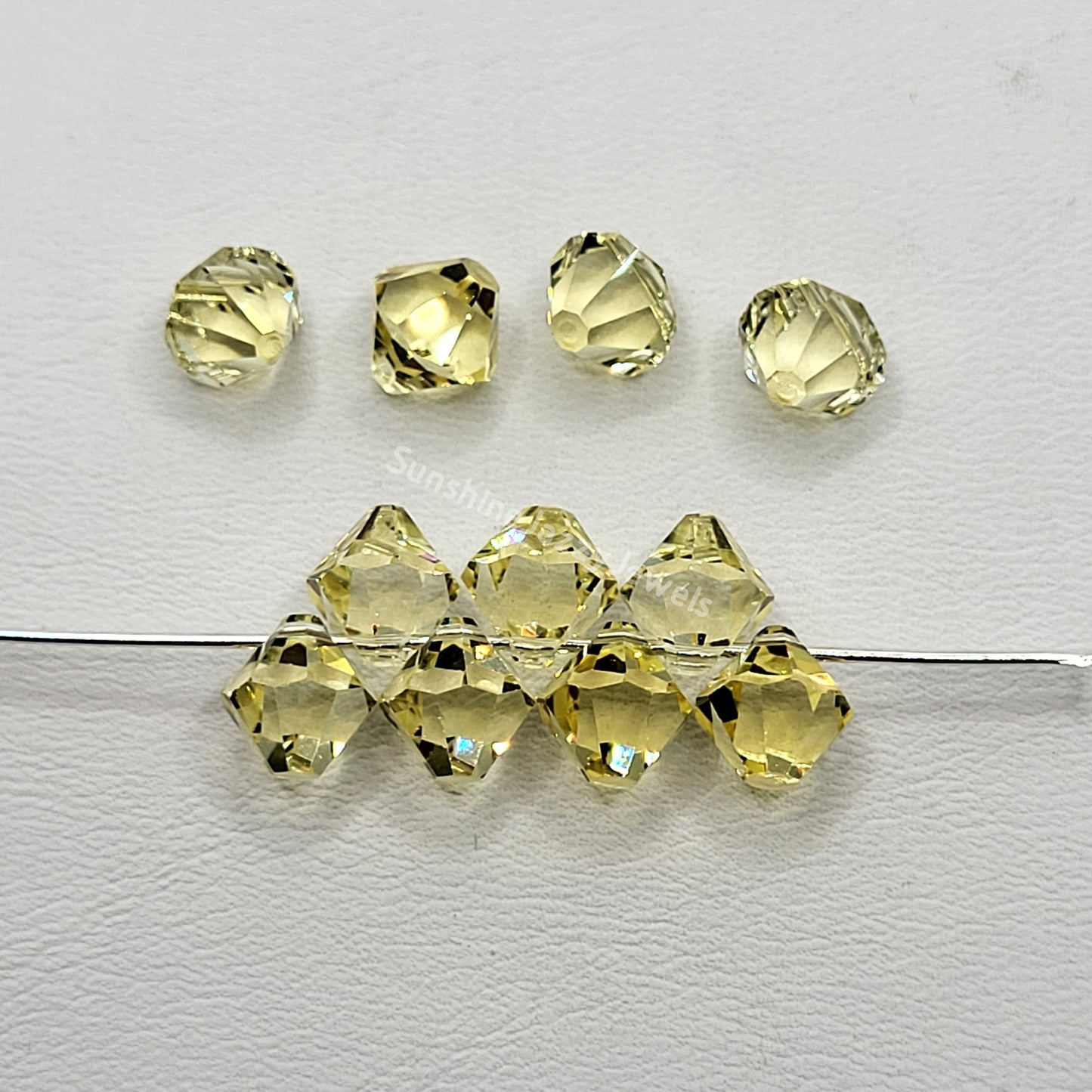#6301 - Swarovski Crystal 6mm Bicone Pendant; Top Drilled; Many Colors!