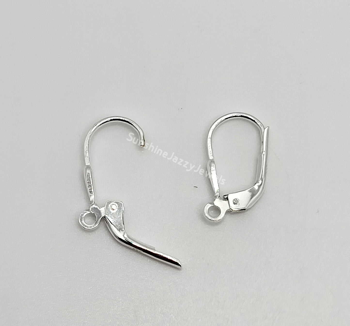 Sterling Silver Leverback Earrings Closures; SAME AS I USE