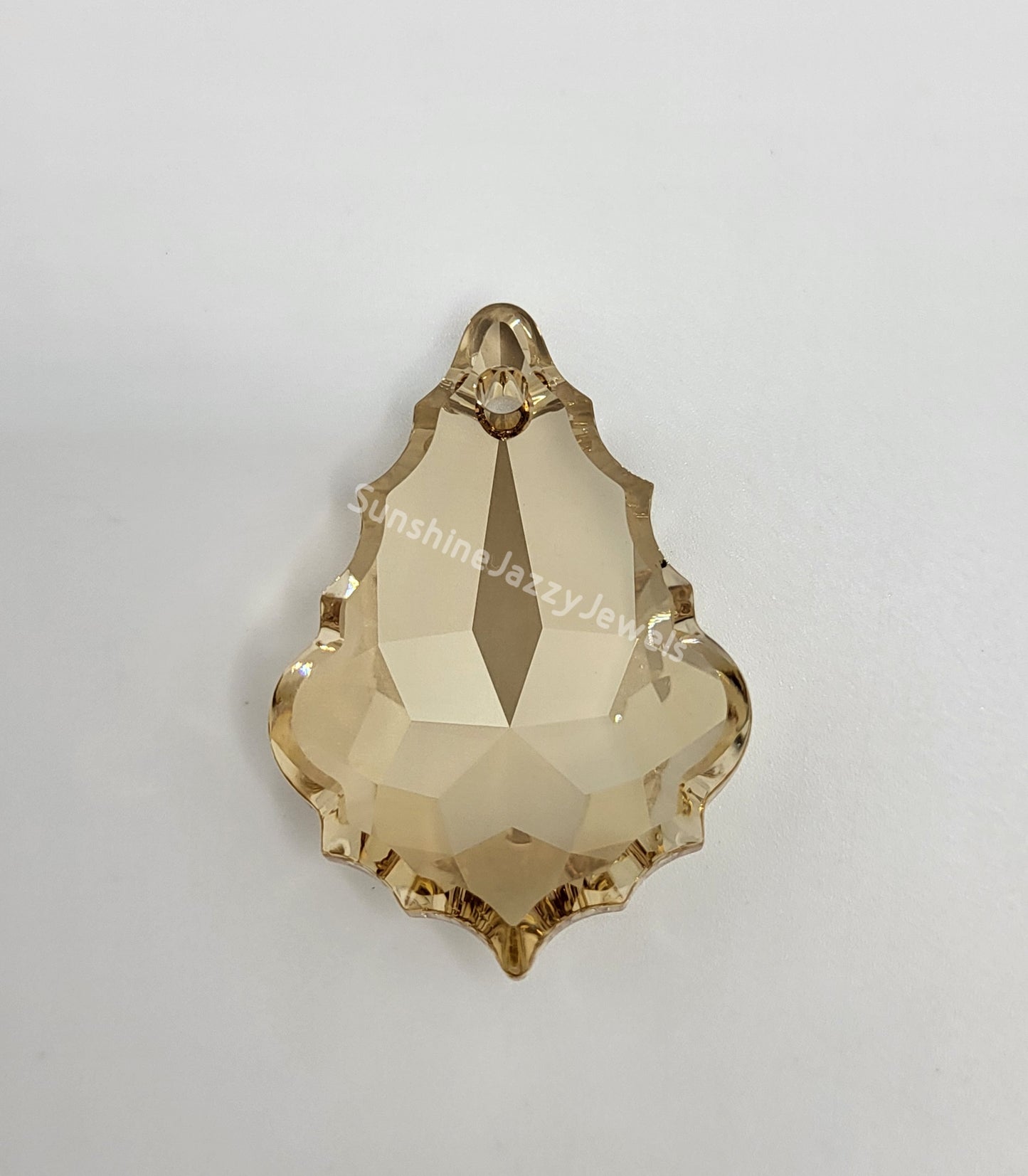 #6091 - Swarovski Crystal 38mm Flat Baroque Pendants; Multiple Colors!