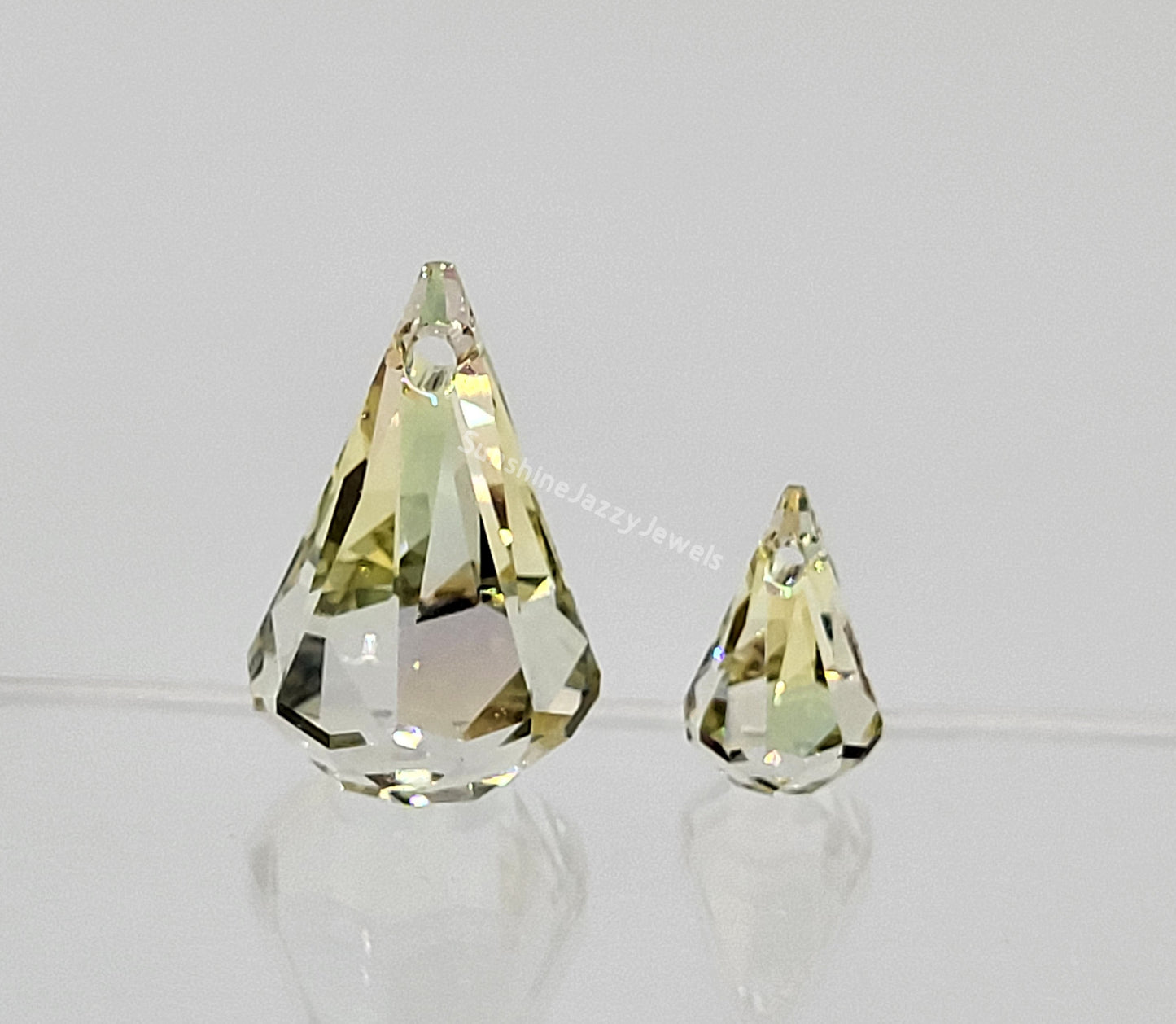 #6022 - Swarovski Crystal Xirius Raindrop Pendants; 2 Sizes; Multiple Colors