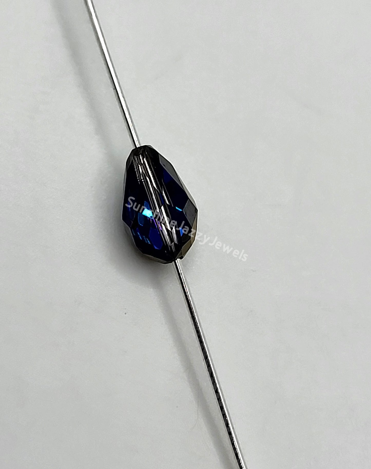 WEB EXCLUSIVE - #5500 - Swarovski Crystal Heliotrope 10x7mm Teardrop Beads