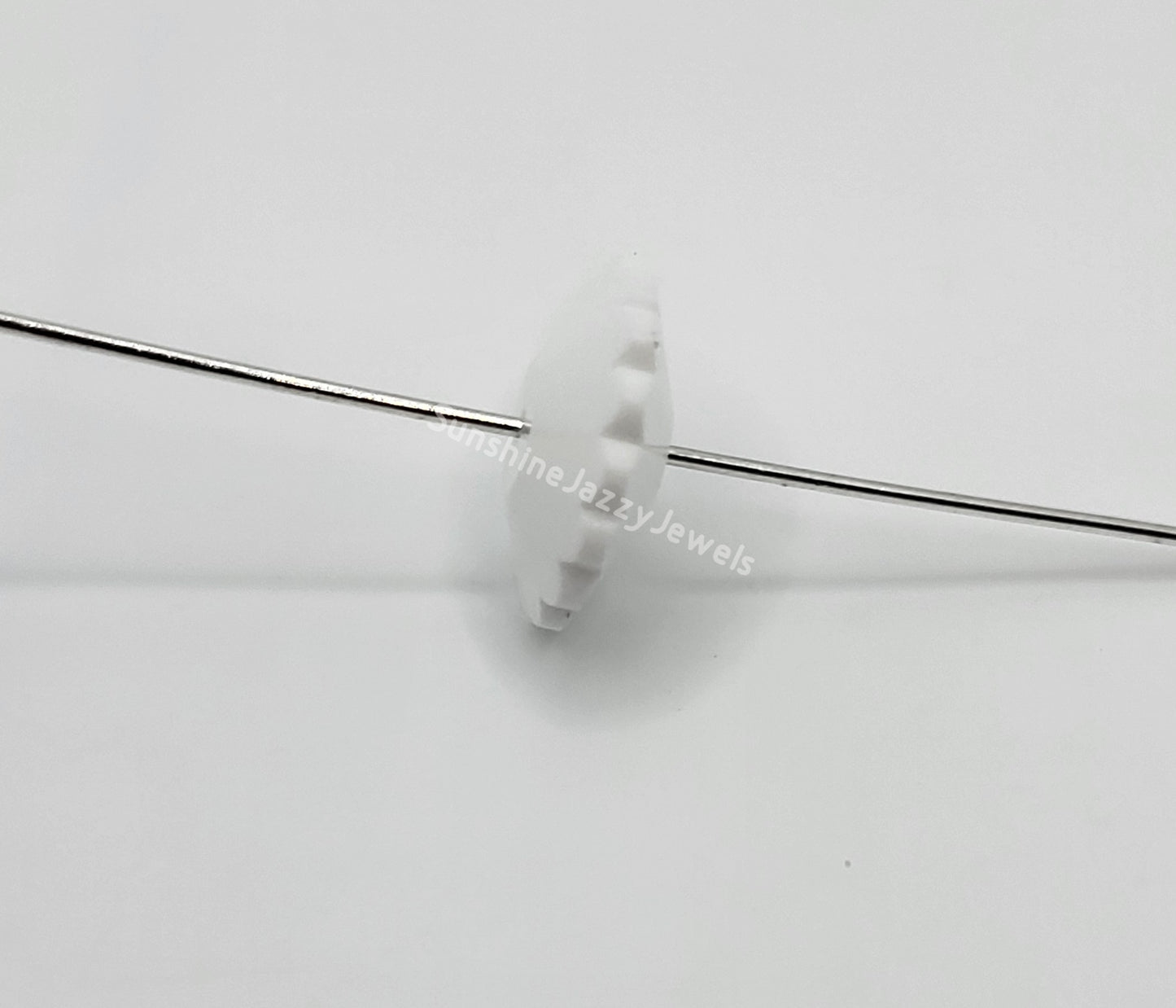 WEB EXCLUSIVE - #3701 - 4pc Swarovski Crystal Chalk White 16mm Margarita Beads; Sew on Buttons