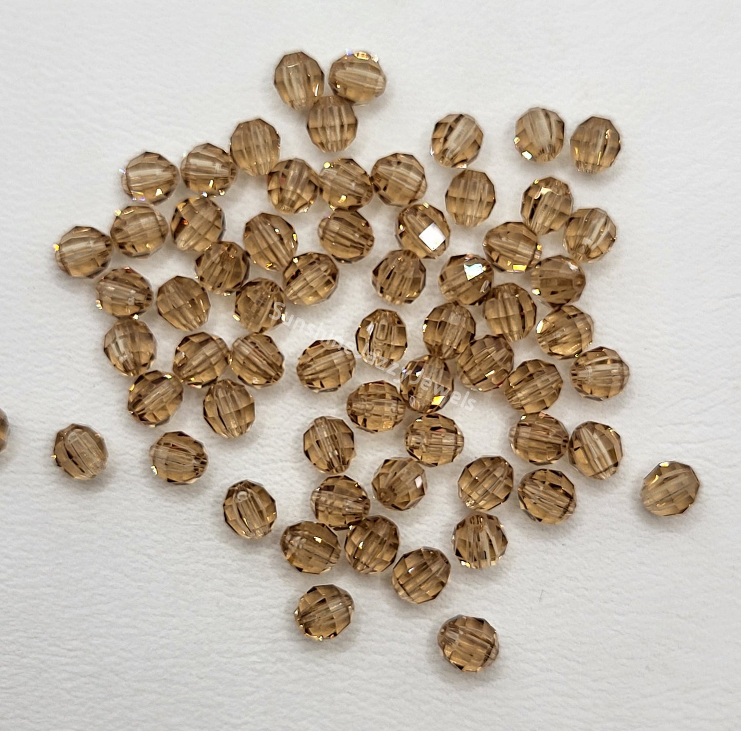 #5004 - Swarovski Crystal 4mm Geometric Round Beads; Multiple Colors; 24pc per pack
