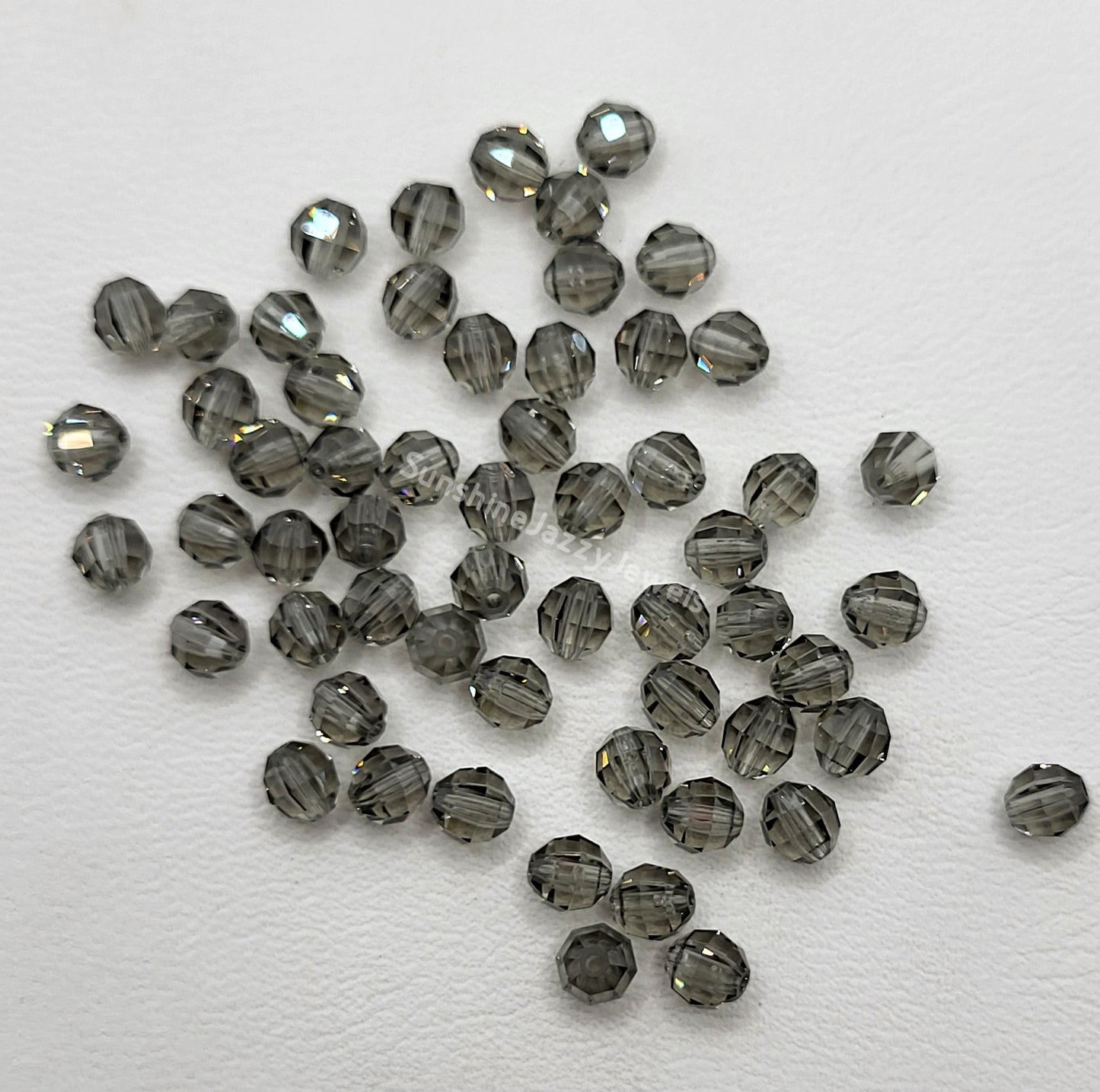 #5004 - Swarovski Crystal 4mm Geometric Round Beads; Multiple Colors; 24pc per pack