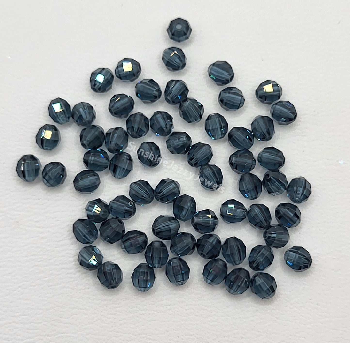 #5004 - Swarovski Crystal 4mm Geometric Round Beads; Multiple Colors; 24pc per pack