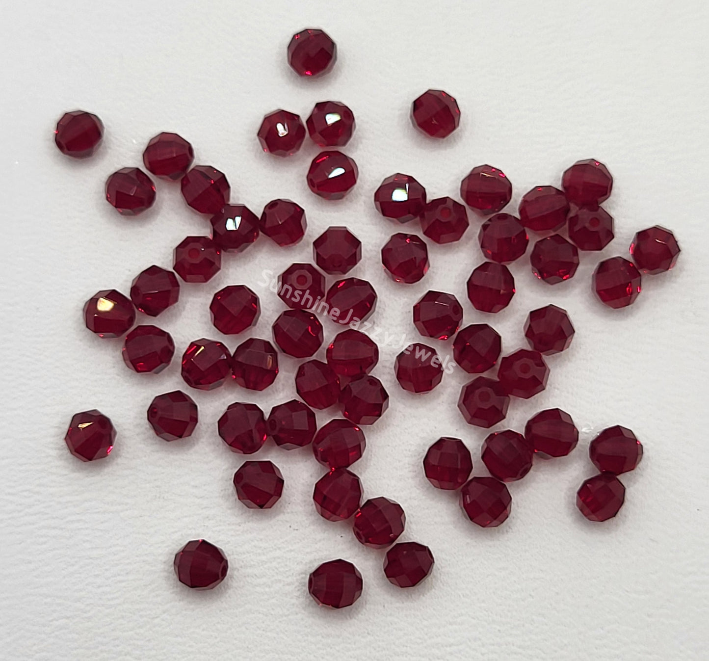 #5004 - Swarovski Crystal 4mm Geometric Round Beads; Multiple Colors; 24pc per pack