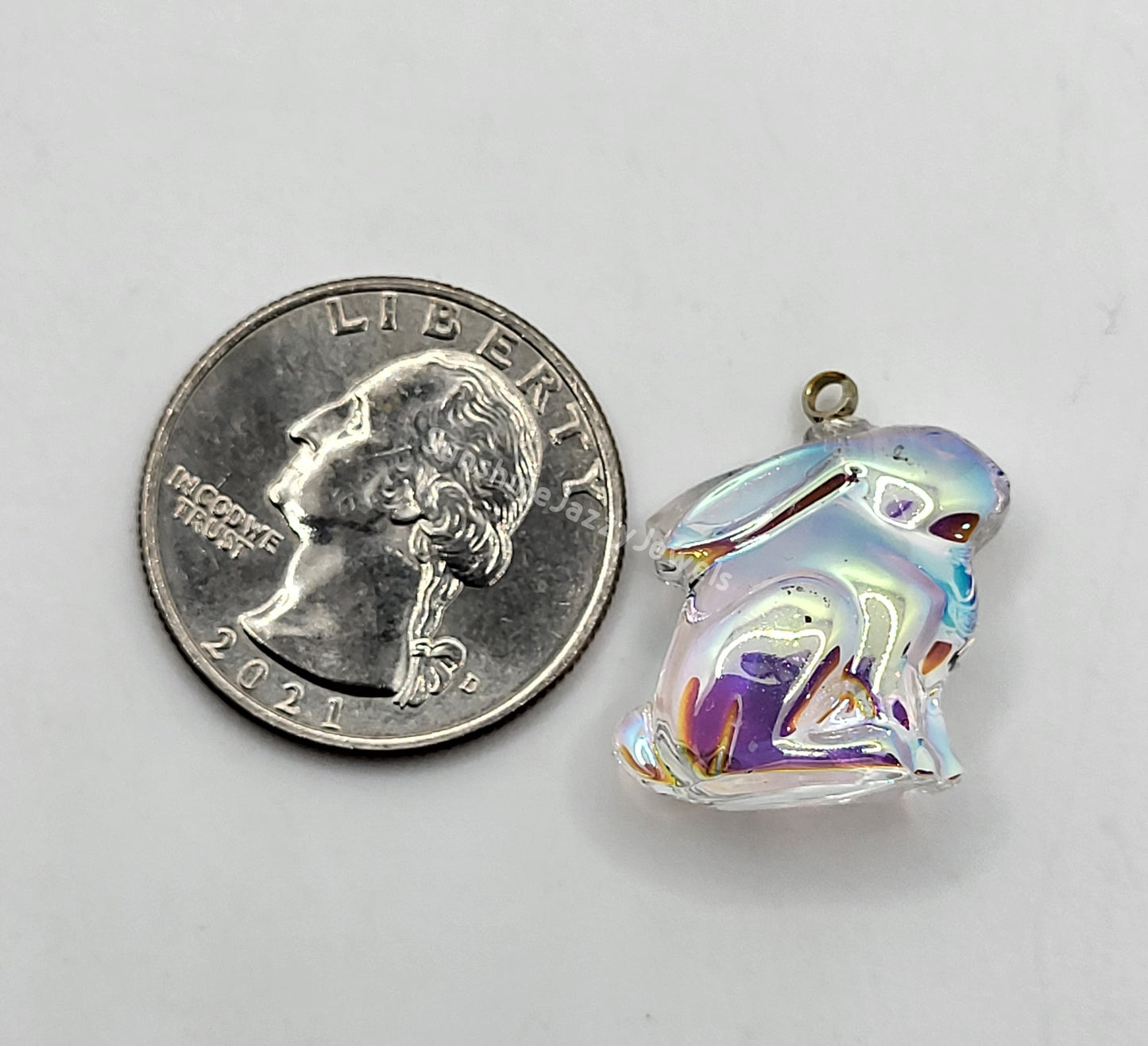 #6755 - Swarovski Crystal Rabbit; Clear or Clear AB