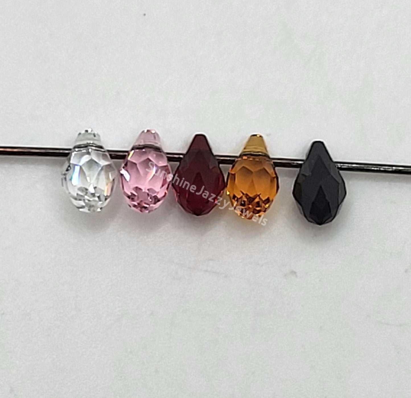 CLEARANCE MIX! 10pc Swarovski Crystal Assorted Colors 7x4mm Briolette 6007 Pendants