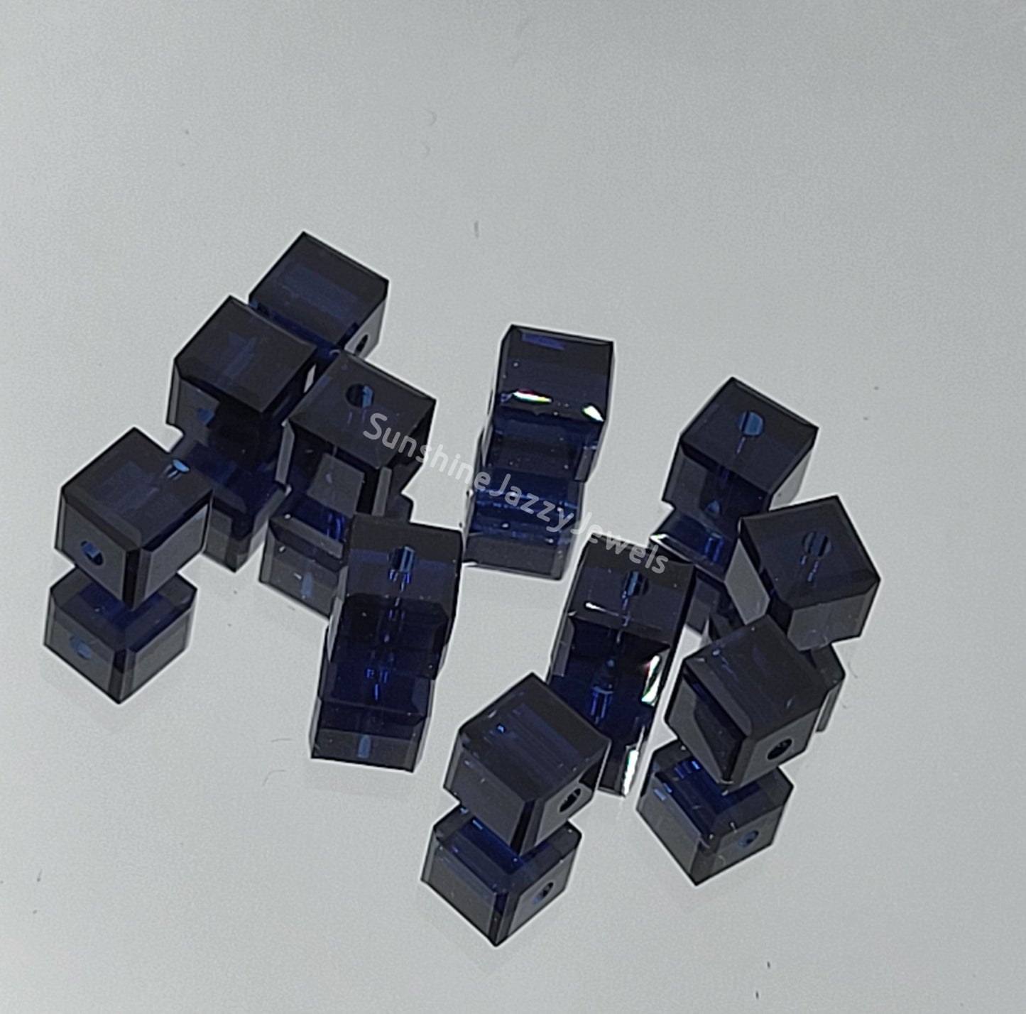 #5601 - Swarovski Crystal 4mm Cube Beads; Classic Colors; 12pc per pack