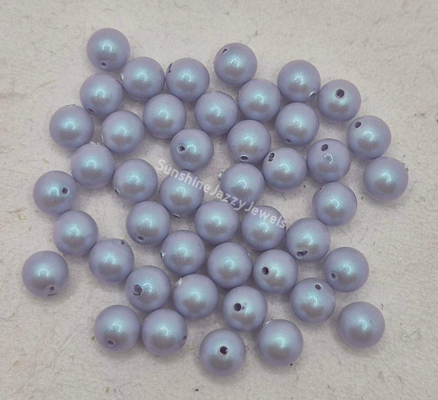 #5810 - Swarovski Crystal Iridescent Dreamy Blue Pearl Beads; 3mm, 6mm, 8mm