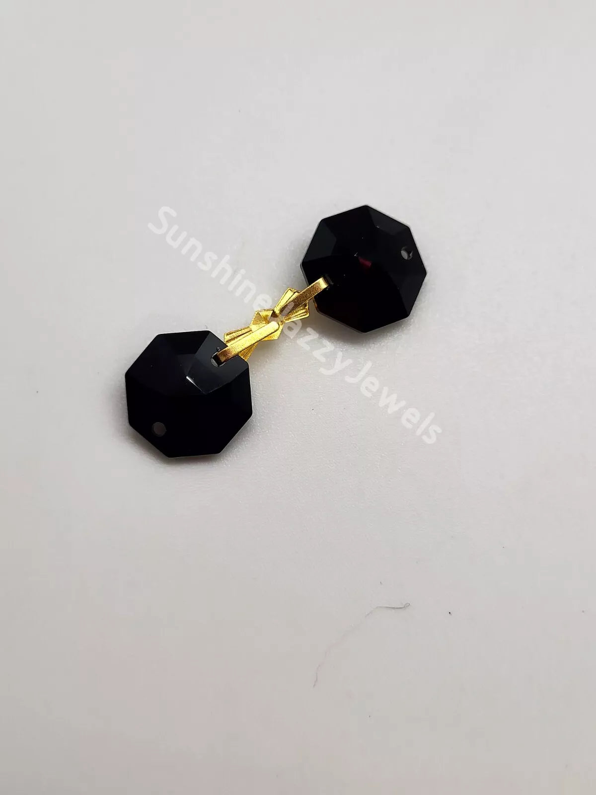 Gold or Silver Plated Bowtie Connector Pieces