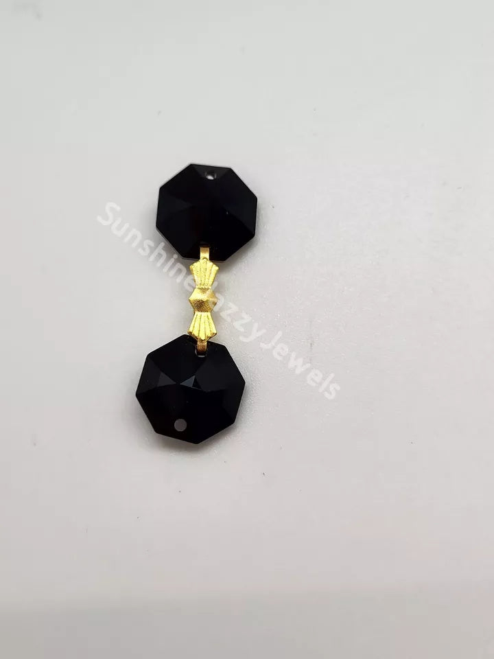 Gold or Silver Plated Bowtie Connector Pieces