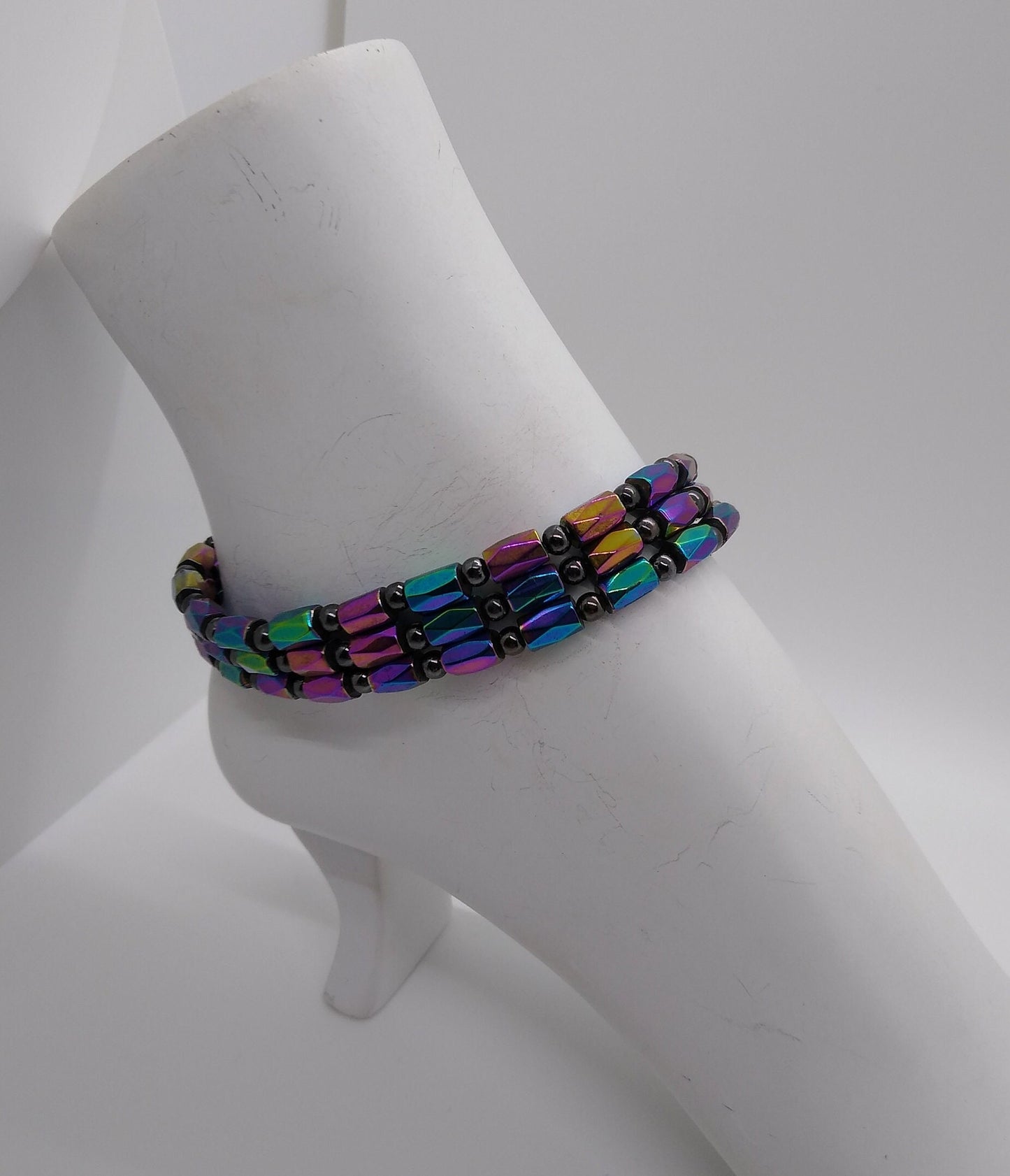 Therapeutic Magnetic Wrap Bracelet - Metallic Rainbow