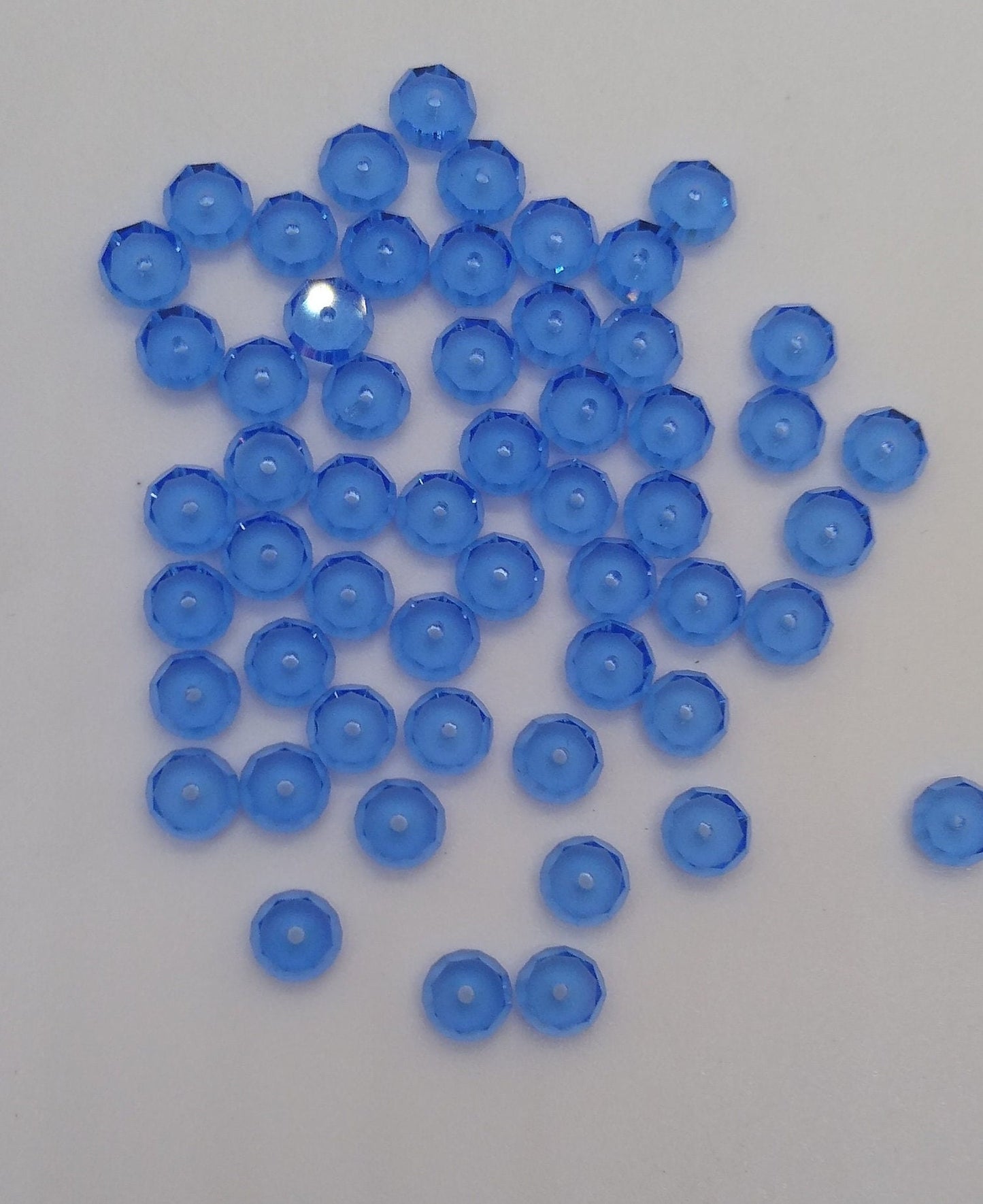 #5350 - Swarovski Crystal 6mm Flat Spacer/ Rondel Beads