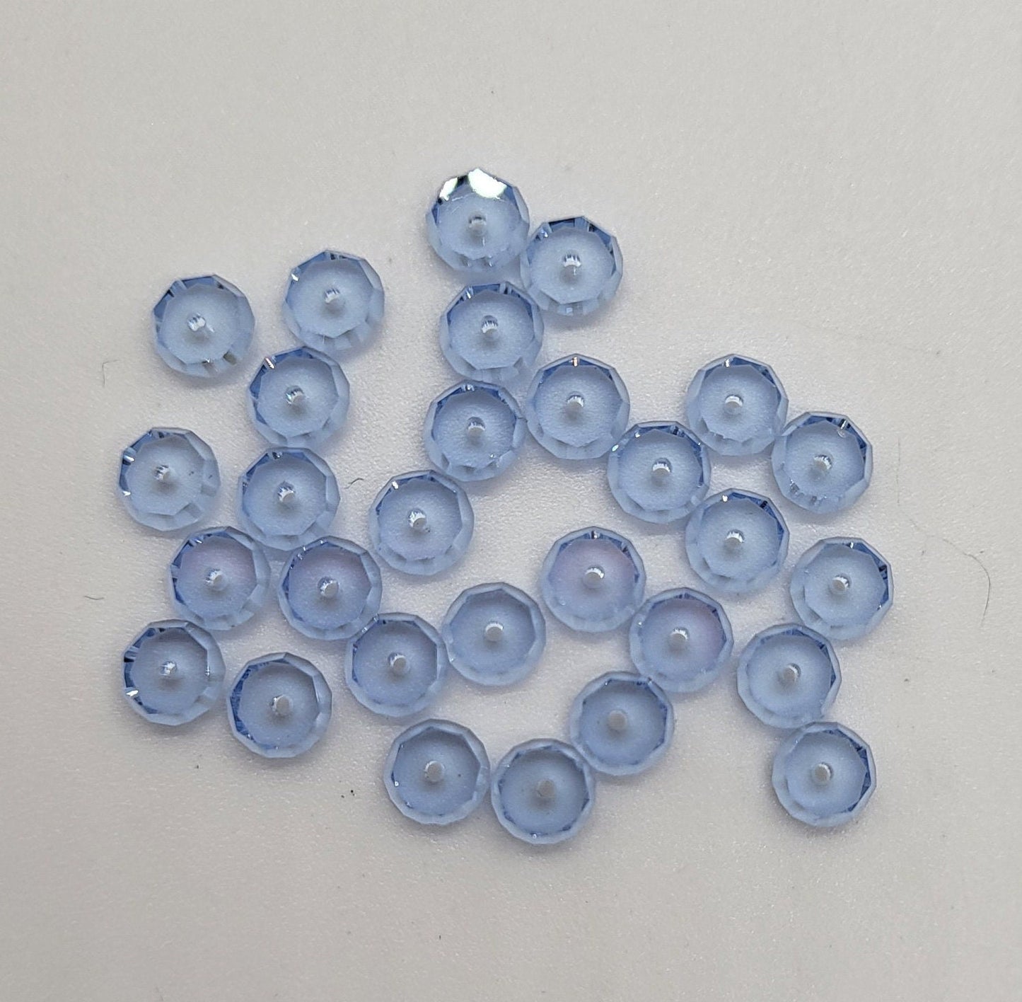 #5350 - Swarovski Crystal 6mm Flat Spacer/ Rondel Beads