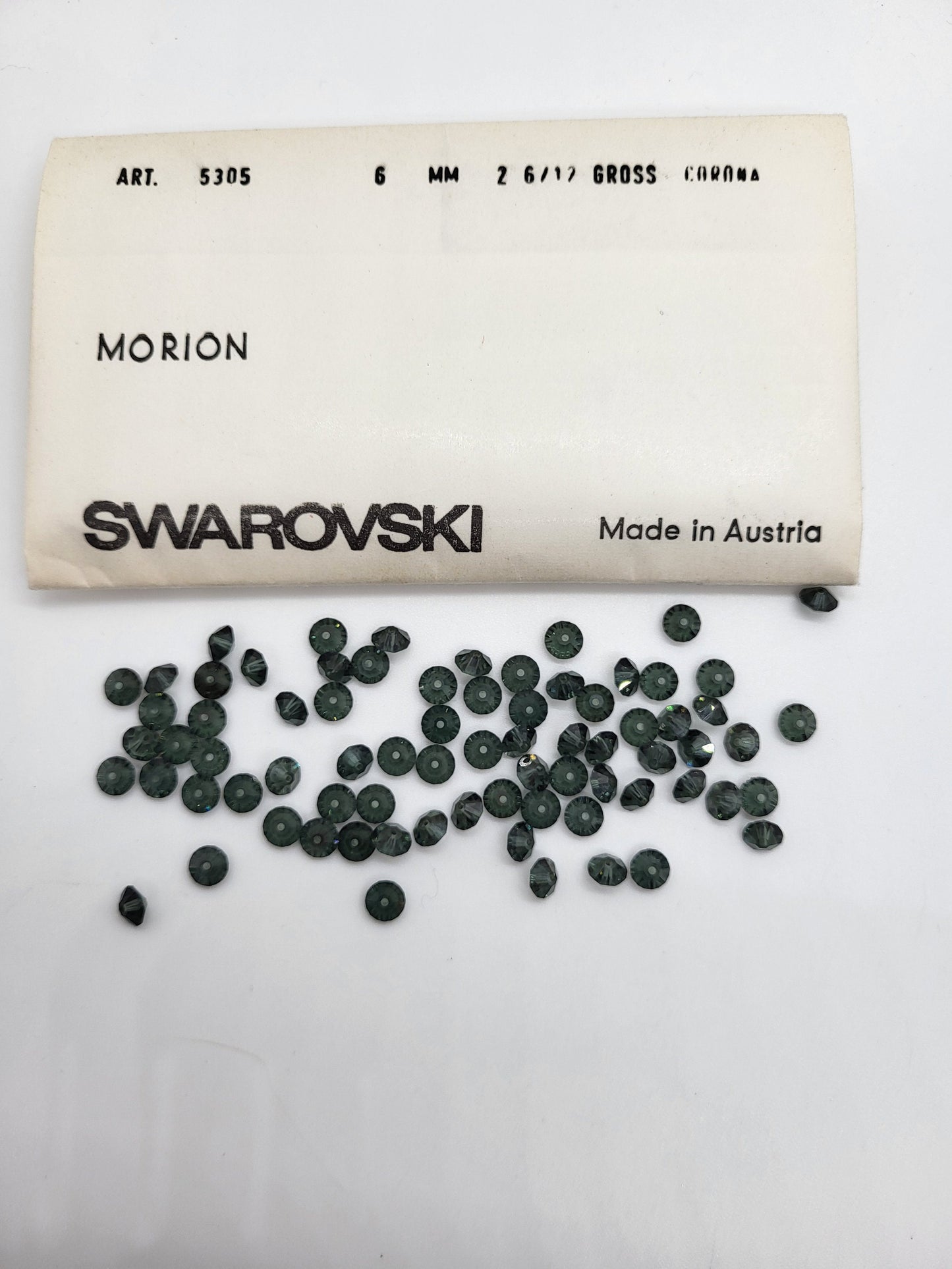 #5305 - Factory Pack Swarovski Crystal 6mm Spacer Beads; Multiple Colors