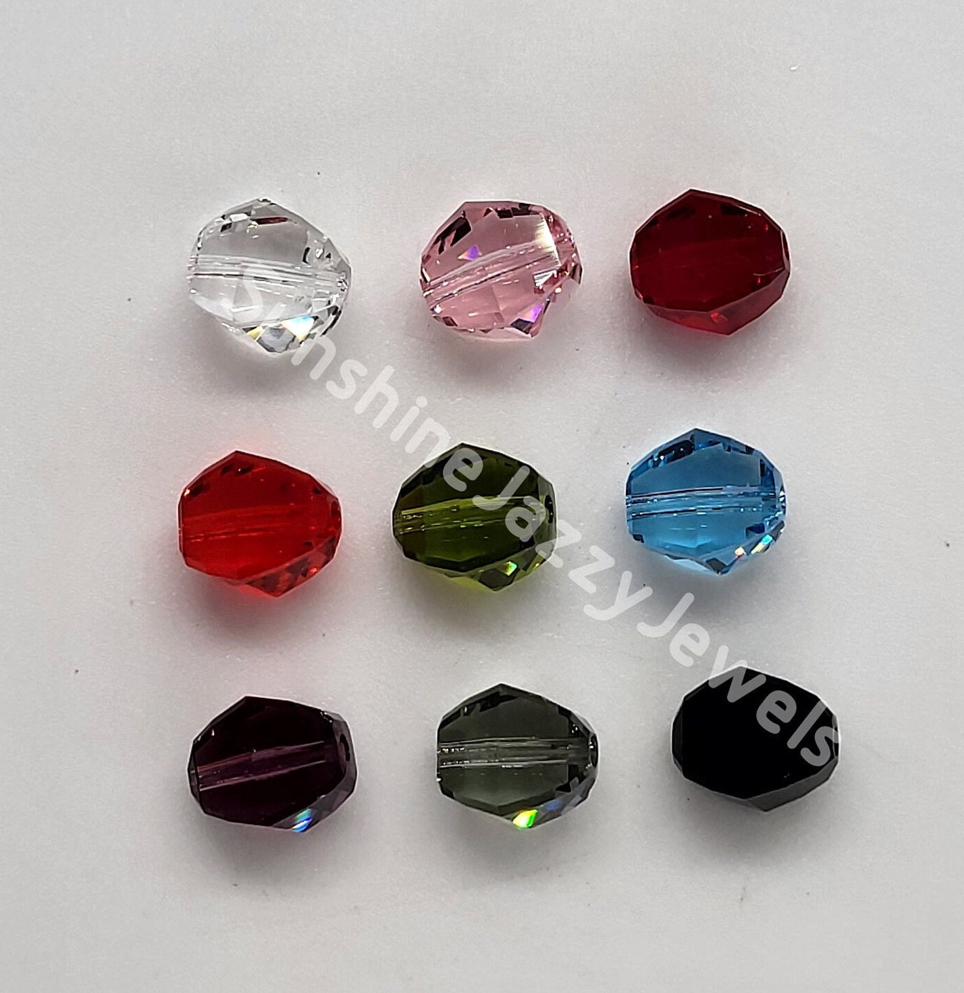 #5030 - Swarovski Crystal 8mm Lucerna Beads; 6pc per pack