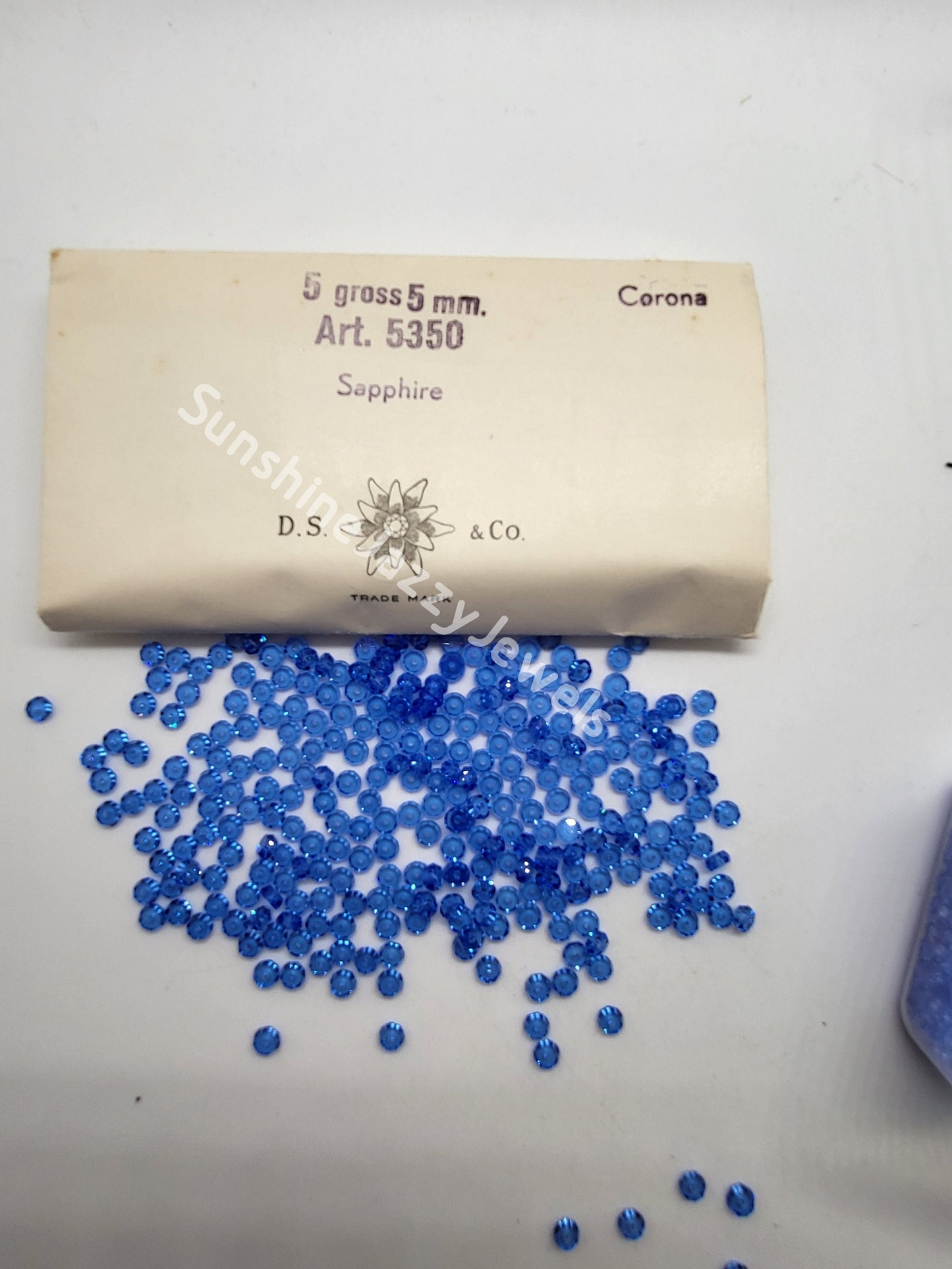 #5350 - Factory Pack Swarovski Crystal 5mm Spacer Beads; 4 Color Choices