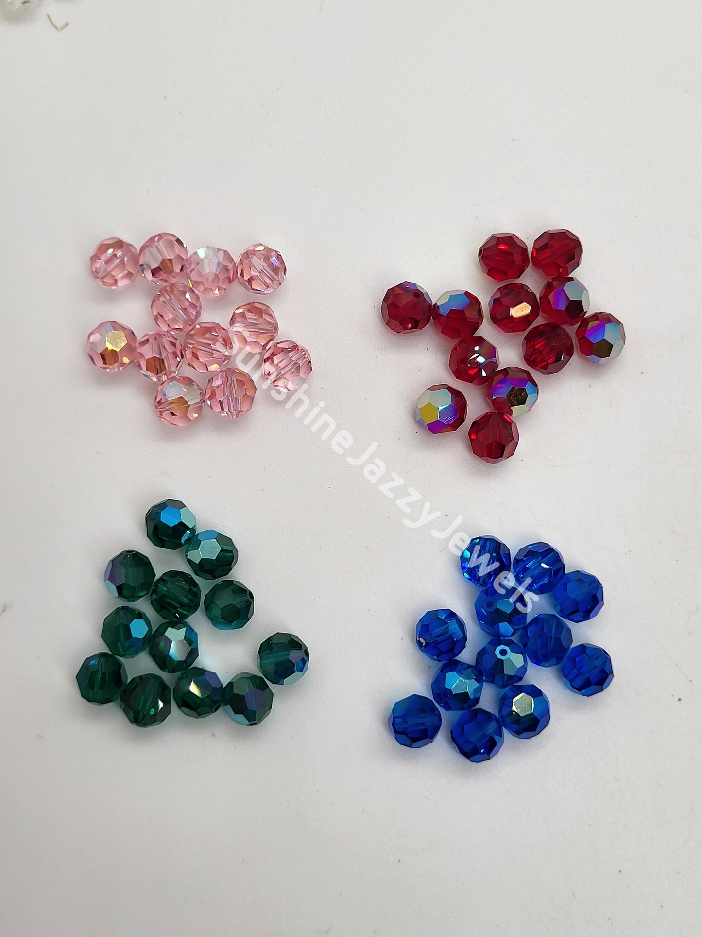 #5000 - Swarovski Crystal 7mm Round Beads; 12pc per pack
