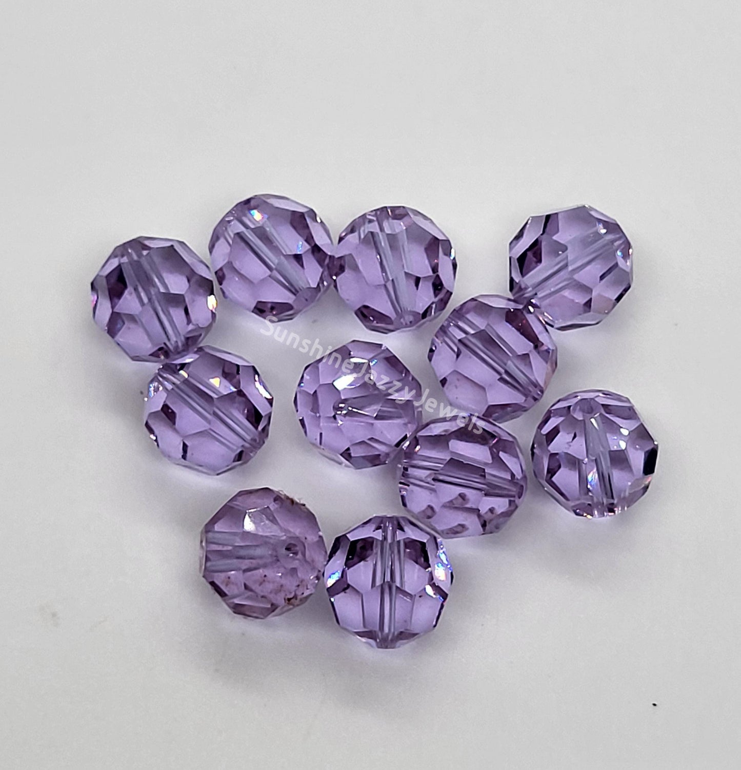 #5000 - 4pc Swarovski Crystal Alexandrite 12mm Round Beads; LAST ONE