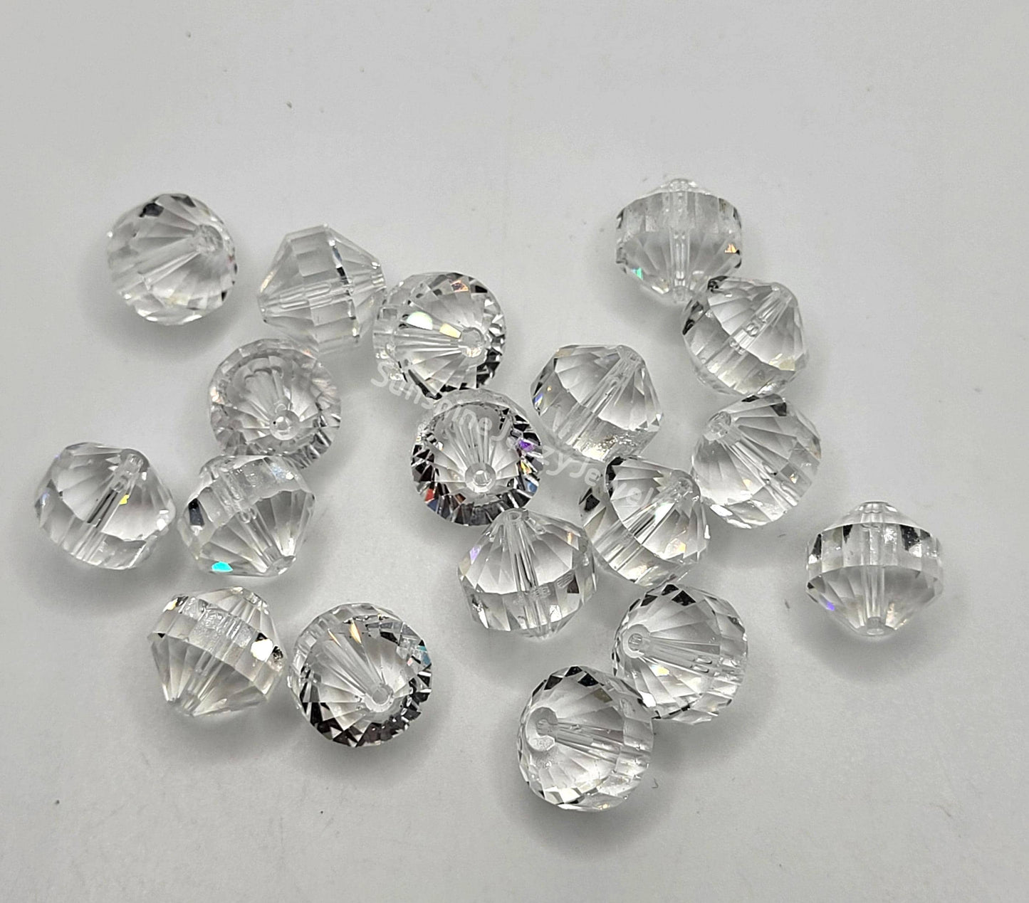 #5101 - Swarovski Crystal 12mm Tablet Beads; 6pc per pack