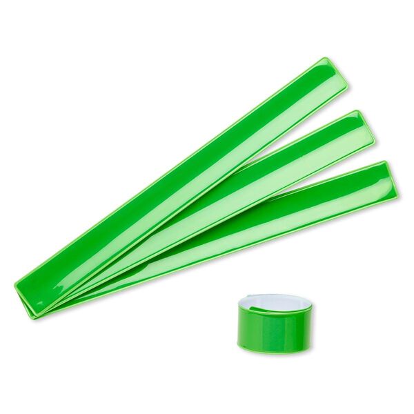 AMAZING DEAL! 4-pack Neon Green Slap On Bracelets