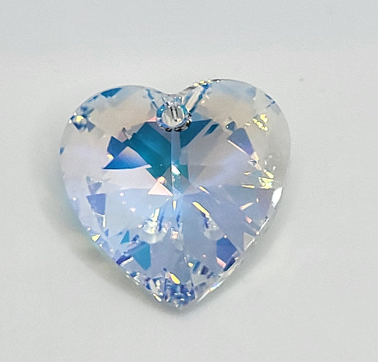 #6228 - Swarovski Crystal 28mm Heart Pendant/ Prism