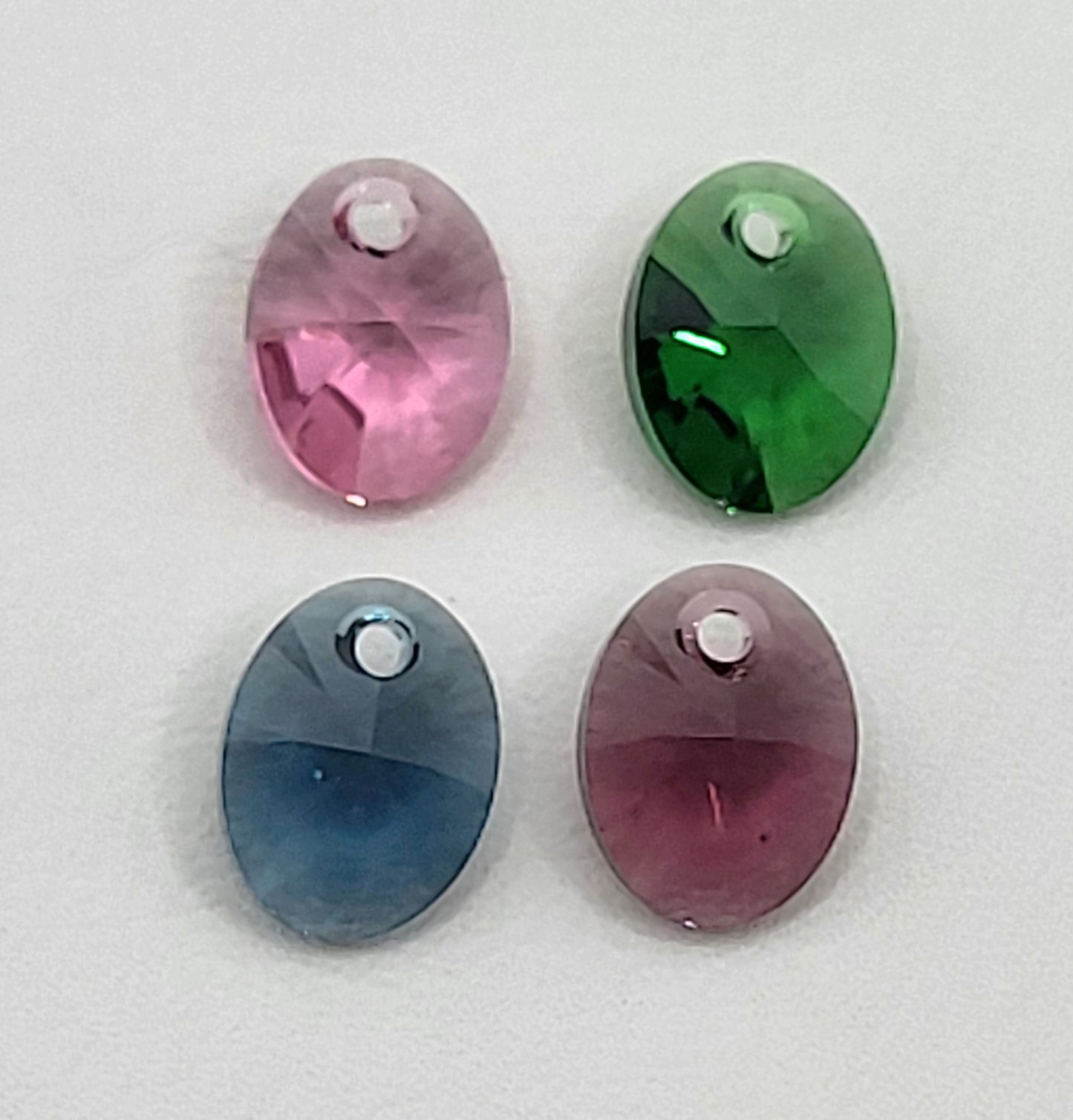 #6028 - Swarovski Crystal Oval Pendants; Assorted Colors and Sizes