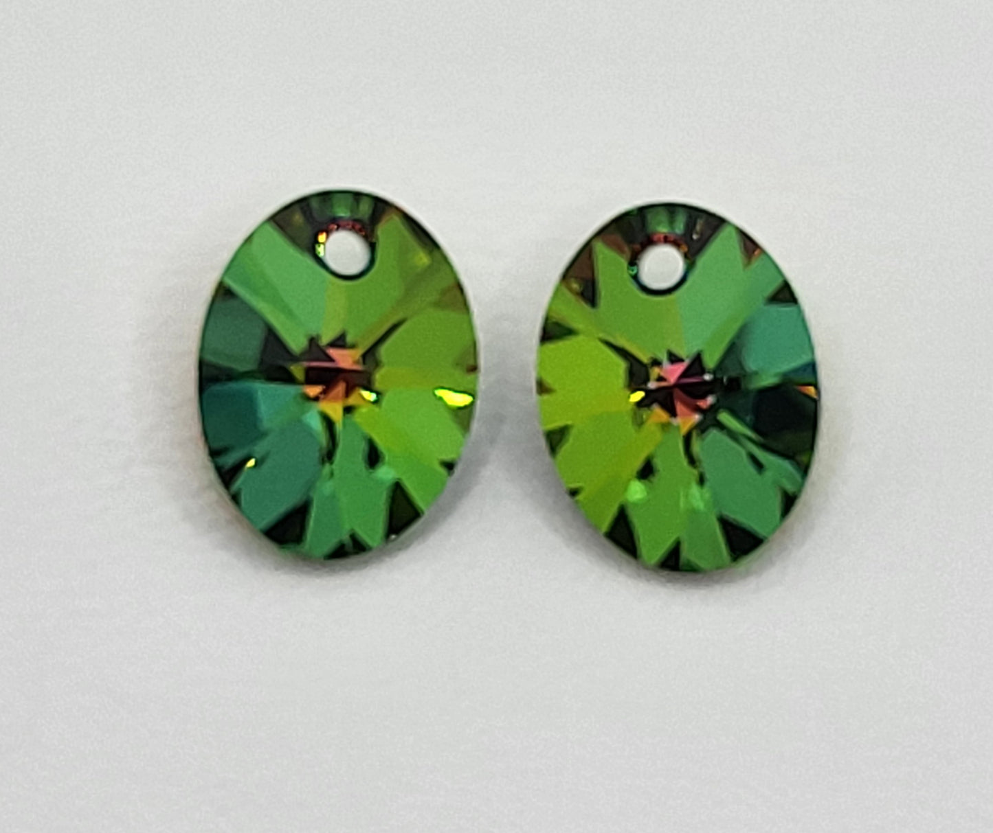 #6028 - Swarovski Crystal Oval Pendants; Assorted Colors and Sizes