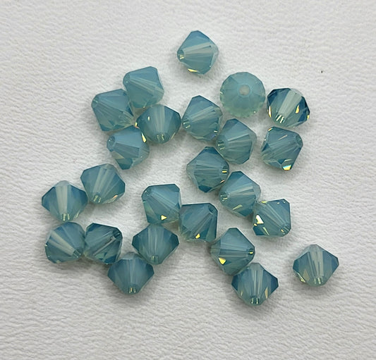 #5238 - 24pc Swarovski Crystal Pacific Opal 5mm Bicone Beads; LAST ONE
