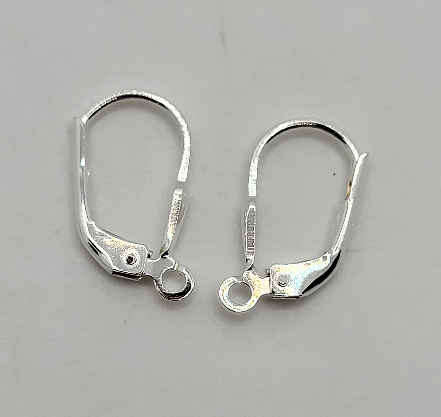Sterling Silver Leverback Earrings Closures; SAME AS I USE