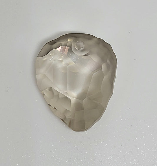 #6190 - Swarovski Crystal Silver Shade 23mm Rock Pendant; LAST ONE
