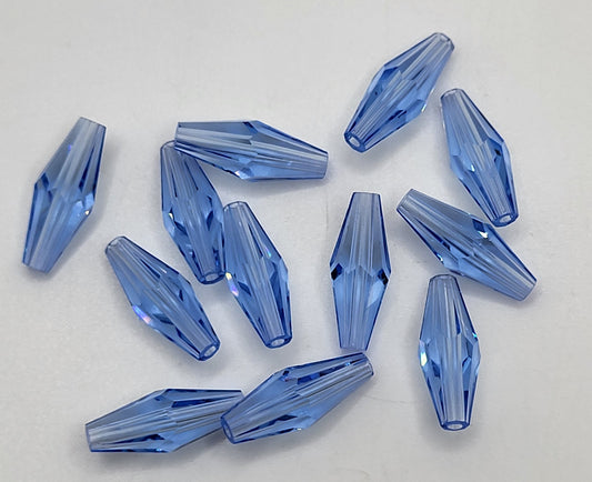 WEB EXCLUSIVE - #5205 - Swarovski Crystal 15x6mm Light Sapphire Tube Beads