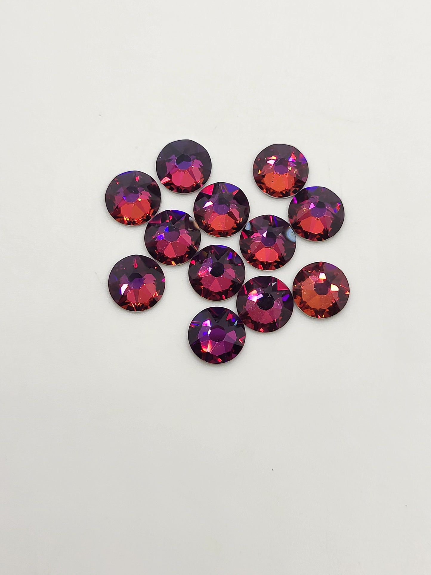 #2028 - Swarovski Crystal ss34 Flatback Round Rhinestones; 7mm; 12pc per pack