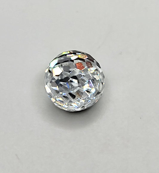 WEB EXCLUSIVE - #4861 - Swarovski Crystal Comet Argent Light CAL 10mm 3/4 Flatback Disco Ball Fancy Stone