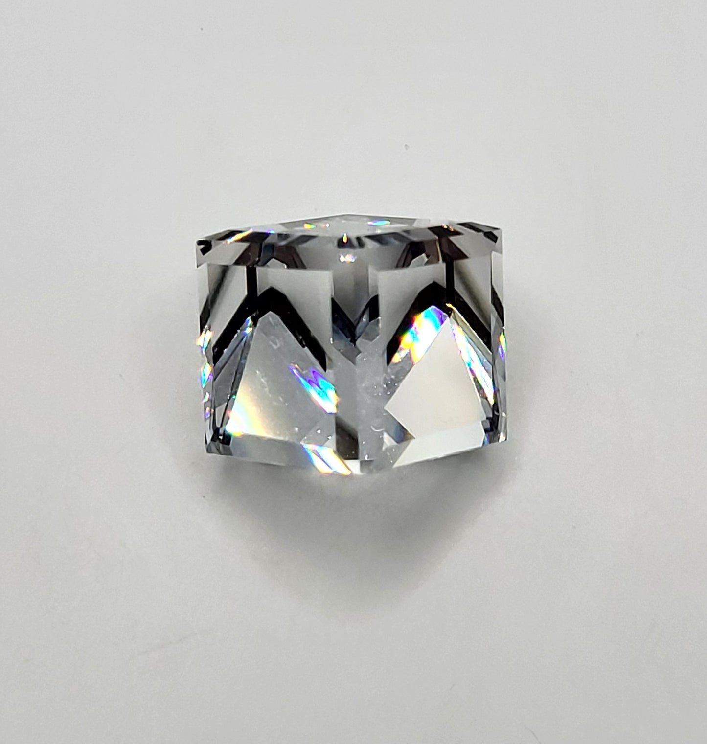 #4841 - Swarovski Crystal 3/4 Flatback Cube Fancy Stone; Multiple Colors & Sizes