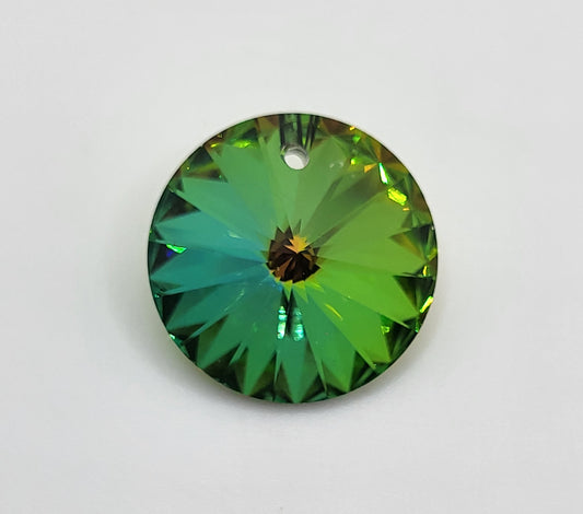 #6204 - Swarovski Crystal Vitrail Medium 18mm Rivoli Pendant; LAST ONE